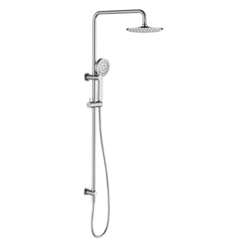akemi combination shower brushed nickel