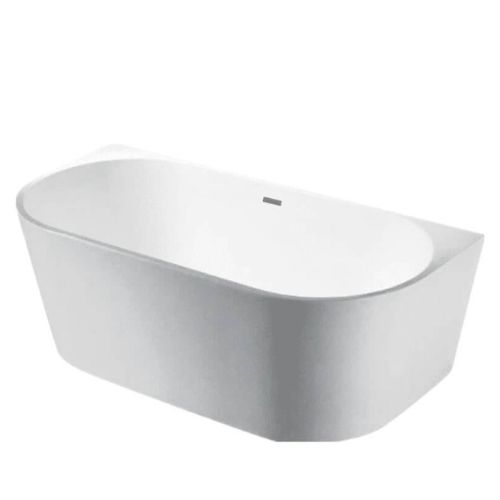 back to wall bath