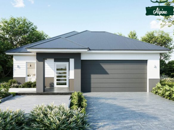 alpine 3d facade