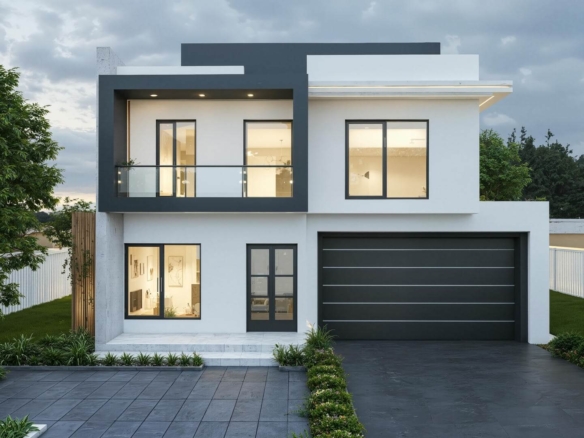 lavender 3d facade