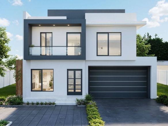 lavender 3d facade