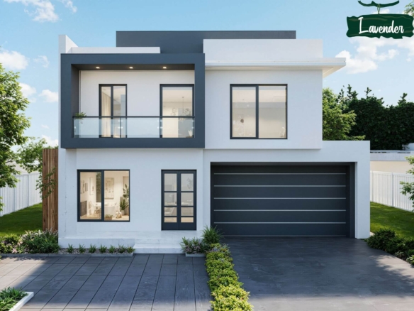 lavender 3d facade