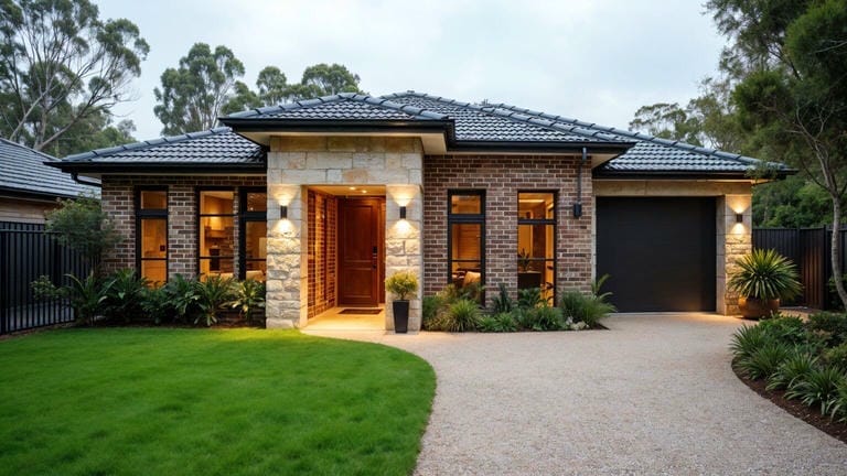 landscaping and fencing an Australian home
