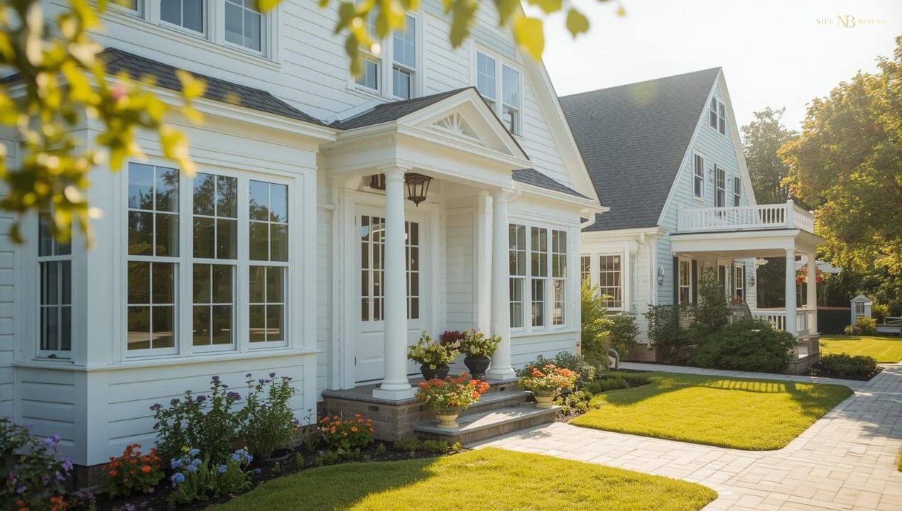 a community of hamptons style homes